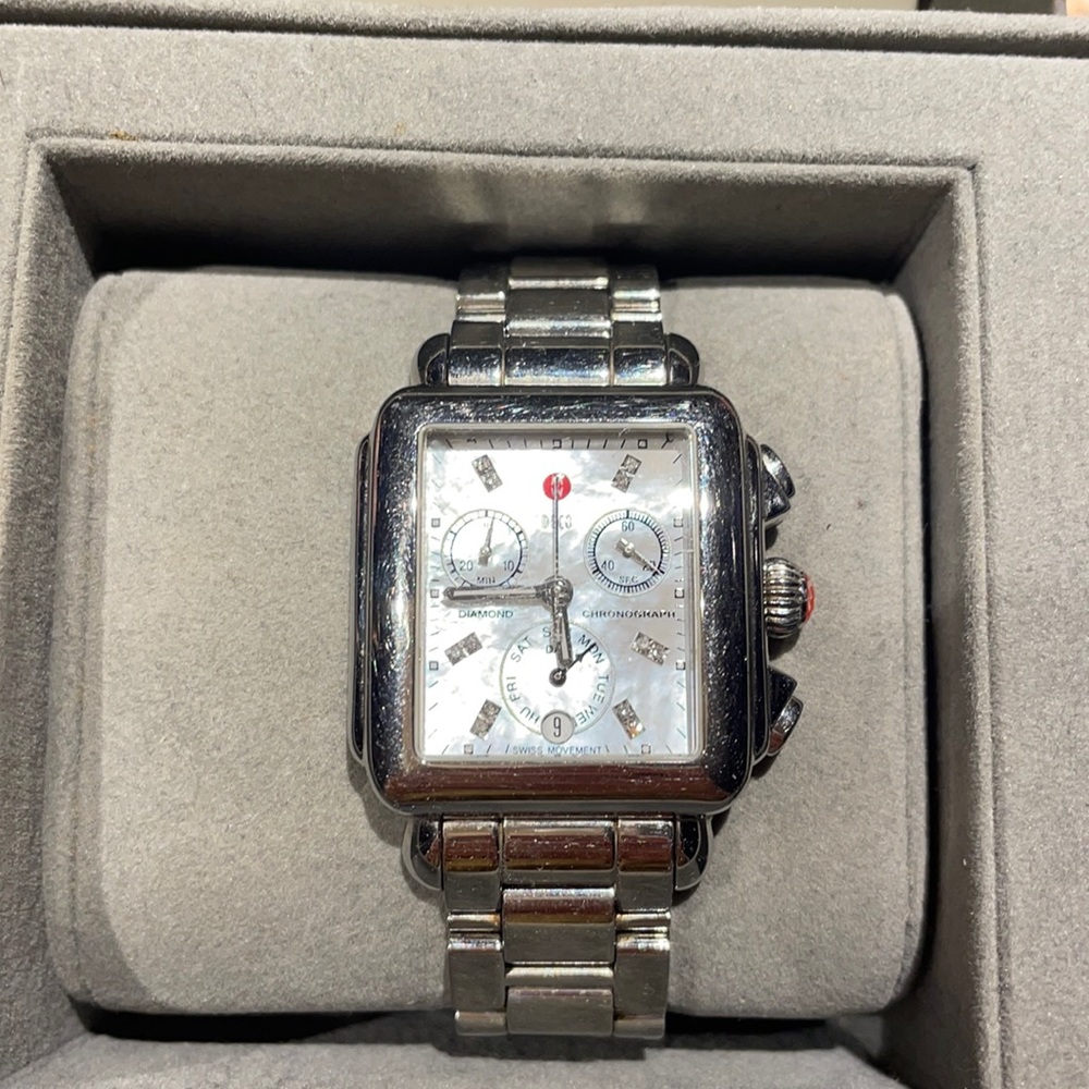 Gently used Michele watch